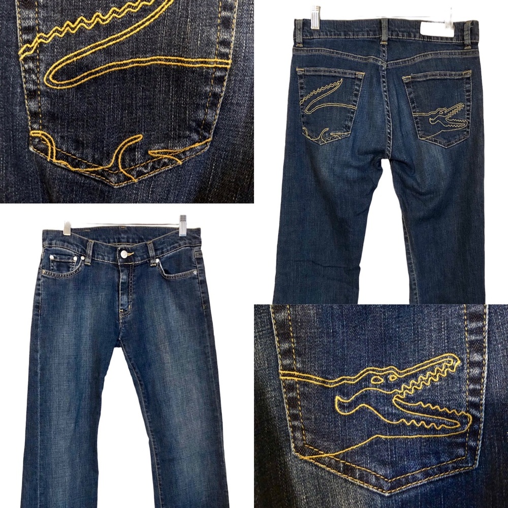 Gator Florida uf chomp chomp embroidered jeans game day low rise 2000s britney